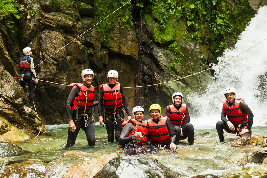 Canyoning mit Basecamp Crew