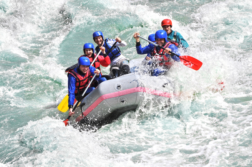 Rafting in Tirol with the Basecamp Crew